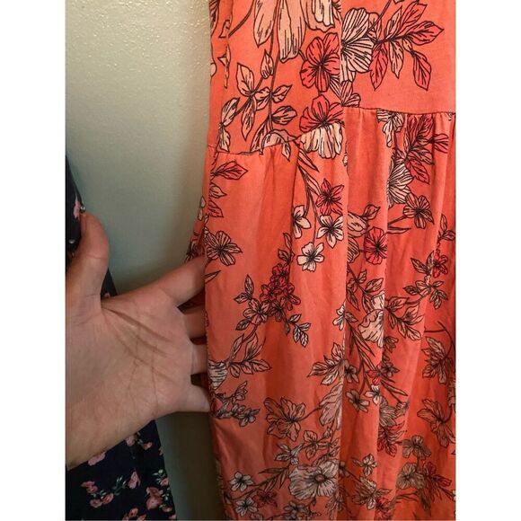 Como Blu Bundle Of 2 Floral Sleeveless Pull On Elastic Waist Dress Size L - Picture 9 of 11